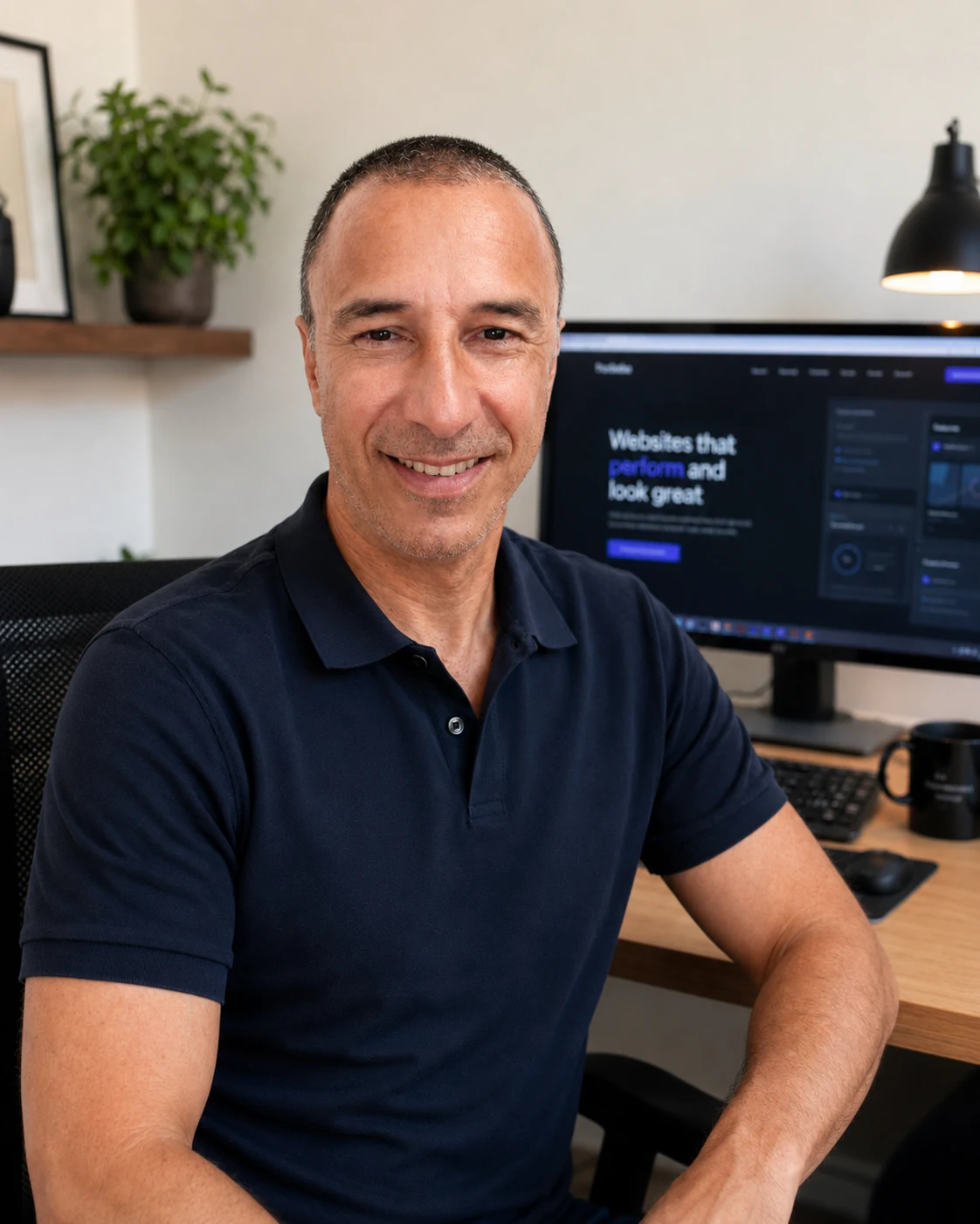 Nenad Goranović za računarom - Web NS